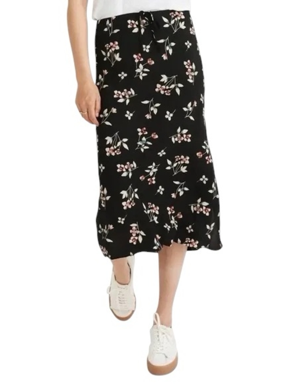 Madewell Floral Midi Slip Skirt 2